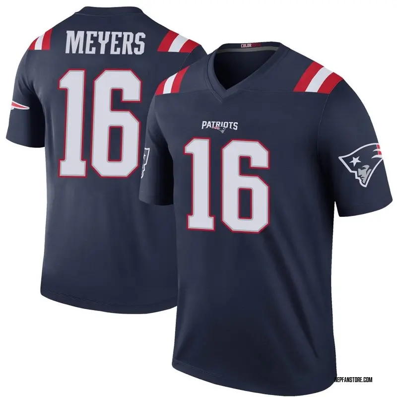 Men's Jakobi Meyers New England Patriots Color Rush Jersey - Navy Legend