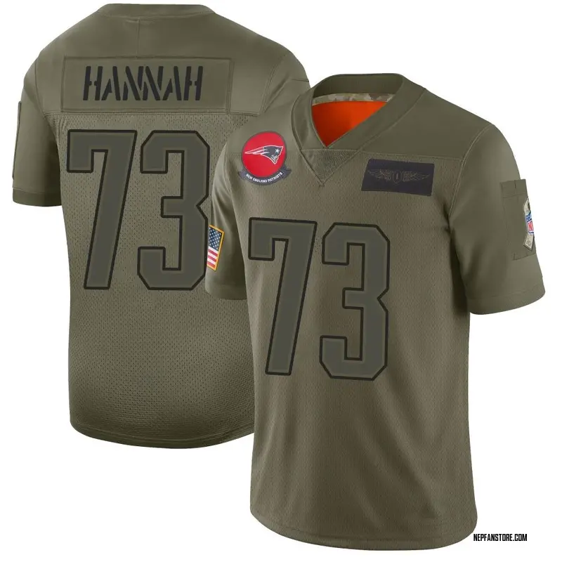 john hannah patriots jersey