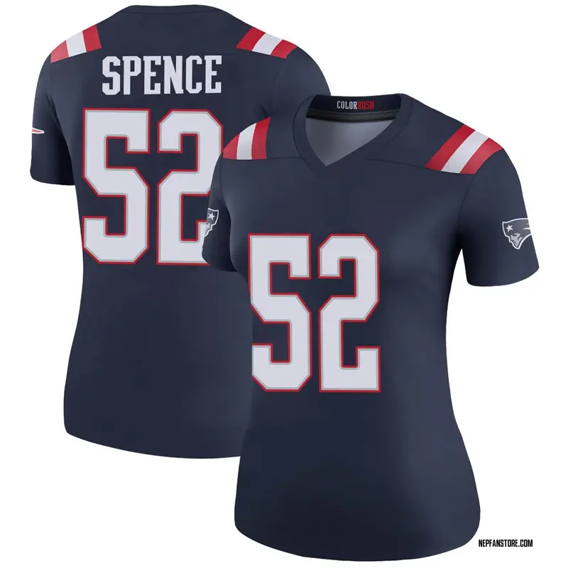 Women's Akeem Spence New England Patriots Color Rush Jersey - Navy Legend