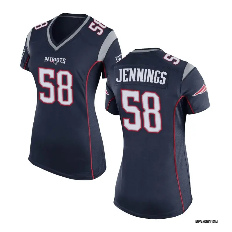 Women's Anfernee Jennings New England Patriots Team Color Jersey - Navy ...